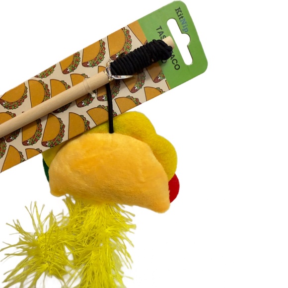 KitNip Kitty Cat STREET FOOD Interactive Wand Catnip Plush New Lot of 4 Cat Toys - Picture 2 of 16